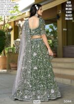 Pure Cosmos Jacquard Heavy Embroidered Wedding Wear Lehenga Choli