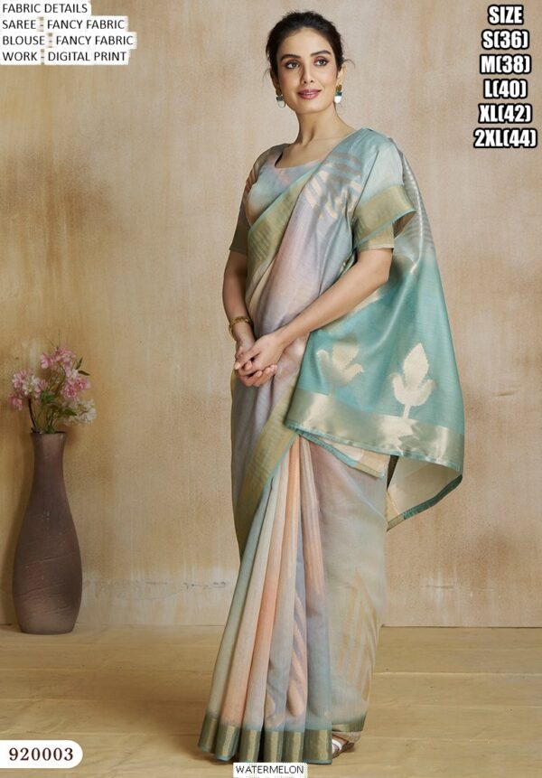Glorious Digital Printed Fancy Fabric Contemporary Party Wear Sarees
