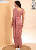 Get An Opulent Look Draped In This Readymade Party Wear Saree With Designer Blouse
