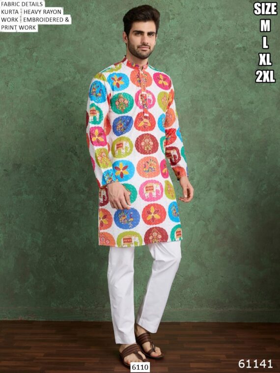 New Super Trending Designer Festival Wear Only Kurtas For Men