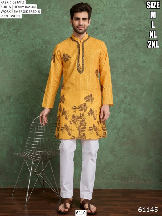 New Super Trending Designer Festival Wear Only Kurtas For Men
