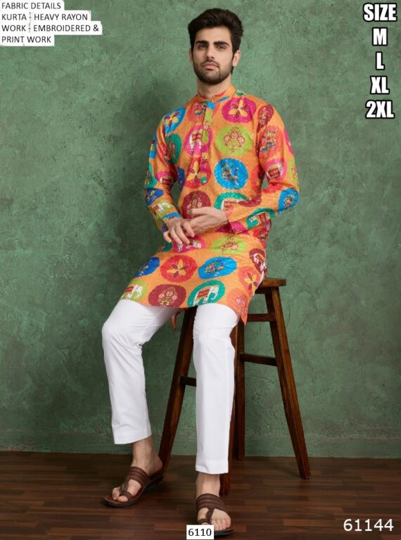 New Super Trending Designer Festival Wear Only Kurtas For Men