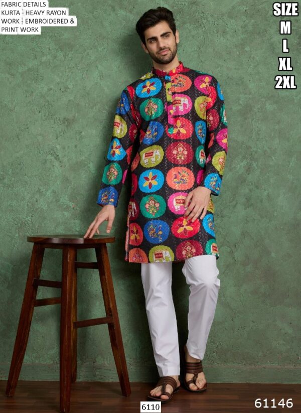 New Super Trending Designer Festival Wear Only Kurtas For Men