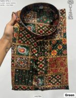 Five Premium Men's Wear Only Kurta In Heavy Rayon With Foil Work