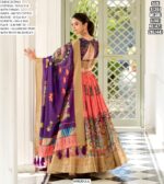 New Launching Festival Lehenga Choli In Dola Silk With Kalamkari Print Work