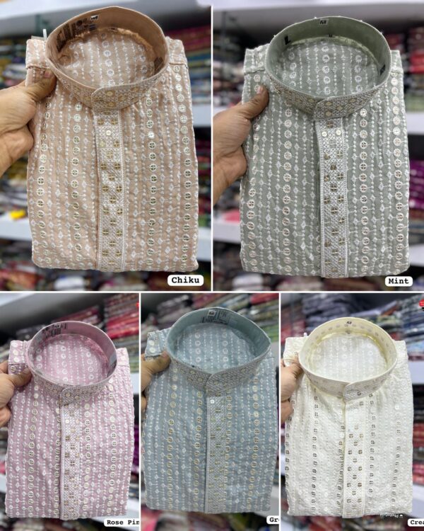 Premium Men's Kurta Pajama Collection In Trending Five Colours For Every Occasion