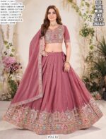 A Designer Semi-Stitched Georgette Lehenga Choli Collection For Weddings
