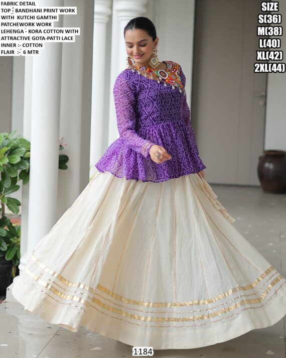 Add A Touch Of Elegance To Your Navratri Celebrations With This Stunning Lehenga Sets From The Navratri Series 1184