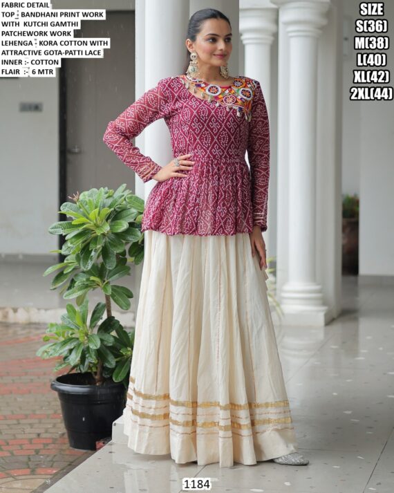 Add A Touch Of Elegance To Your Navratri Celebrations With This Stunning Lehenga Sets From The Navratri Series 1184