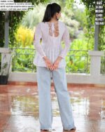 Kutchi Gamthi Patch With Schiffli Work Navratri Special Short Tops