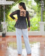 Kutchi Gamthi Patch With Schiffli Work Navratri Special Short Tops