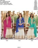 Seerat Chinon Digital Printed With Embroidered Festive Wear Salwar Kameez (Readymade Suits)