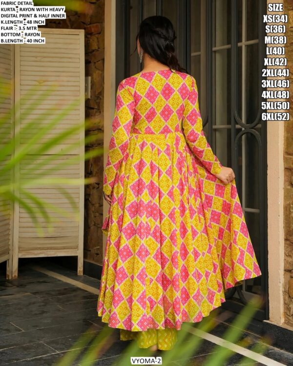 Presents This Designer Two Piece Beautiful Heavy Printed Kurti With Bottom Collection