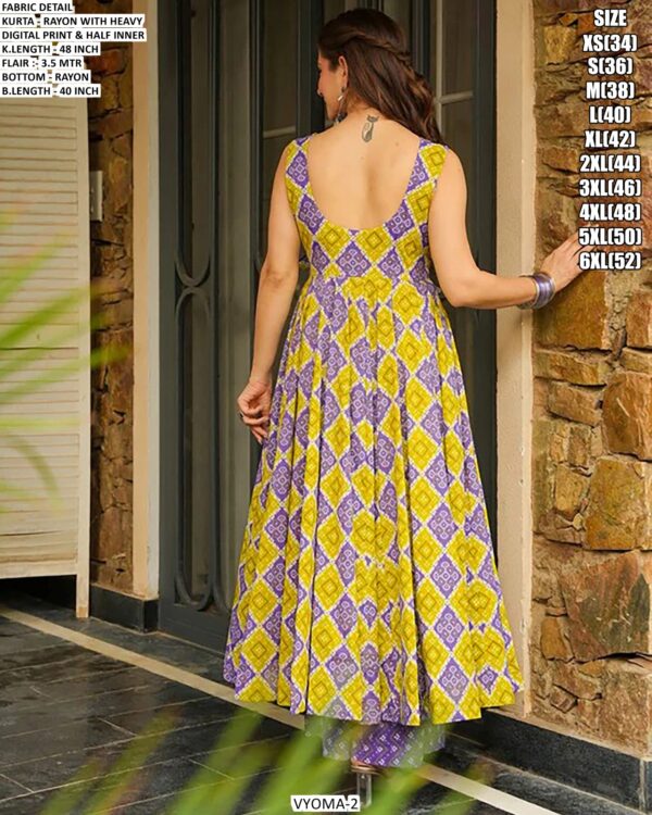 Presents This Designer Two Piece Beautiful Heavy Printed Kurti With Bottom Collection
