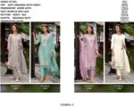 Femina-3 Colour Edition Beautiful Embroidered Festival Wear Organza Salwar Suits