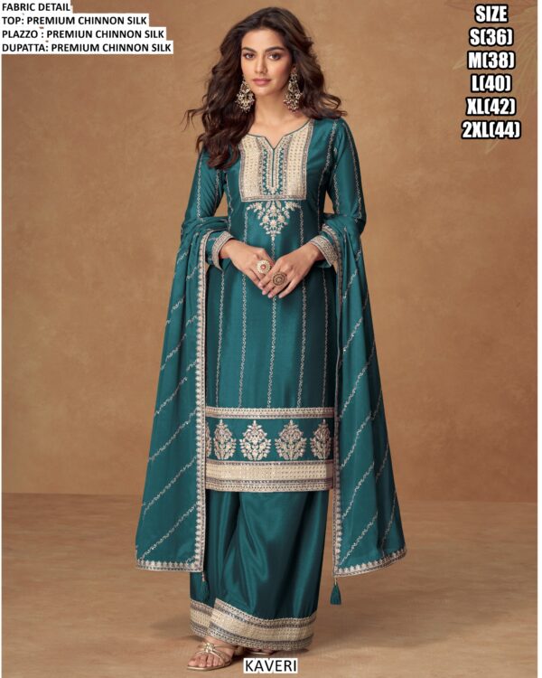 Premium Chinon Silk Ready To Wear Salwar Kameez For This Festive Season