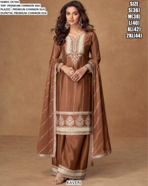 Premium Chinon Silk Ready To Wear Salwar Kameez For This Festive Season