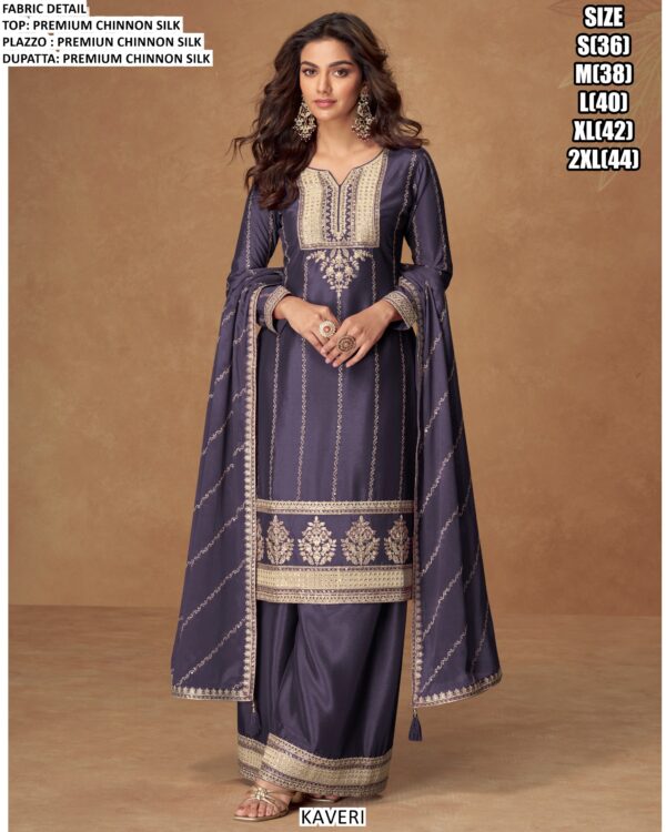 Premium Chinon Silk Ready To Wear Salwar Kameez For This Festive Season