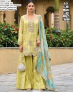 Shimmer Silk Heavy Designer Readymade Indian-Pakistani Style Salwar Kameez
