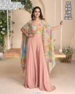 New Catalogue Wonaya Chinon Silk Party Wear Readymade Indo-Western Collection