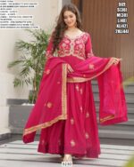 Star Georgette Sequence Designer Heavy Party Wear Gown With Dupatta