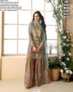 Presenting Latest Festival Collections Of : Crepe Silk Printed With Hand Work Salwar Suits