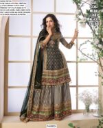 Presenting Latest Festival Collections Of : Crepe Silk Printed With Hand Work Salwar Suits