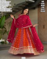 Blooming Fabric Long Anarkali Style Wedding Special Designer Look Readymade Gowns
