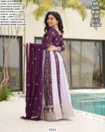 Blooming Fabric Long Anarkali Style Wedding Special Designer Look Readymade Gowns