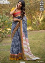 Upgrade Your Saree Collection With Our Elegant Pure Linen Un-Stitched Sarees