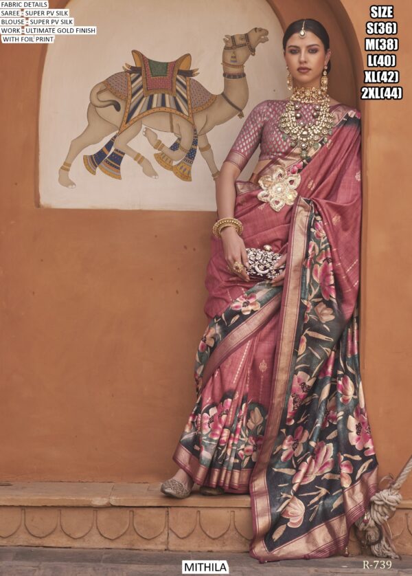 Mithila Catalogue Exclusive Designer Heavy Silk Wedding Wear Saree Collection