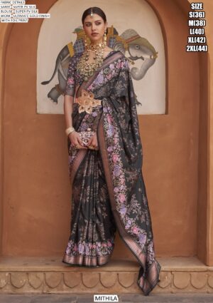 Mithila Catalogue Exclusive Designer Heavy Silk Wedding Wear Saree Collection
