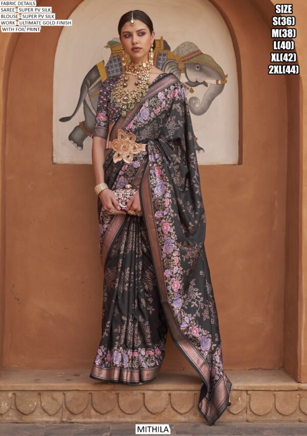 Mithila Catalogue Exclusive Designer Heavy Silk Wedding Wear Saree Collection