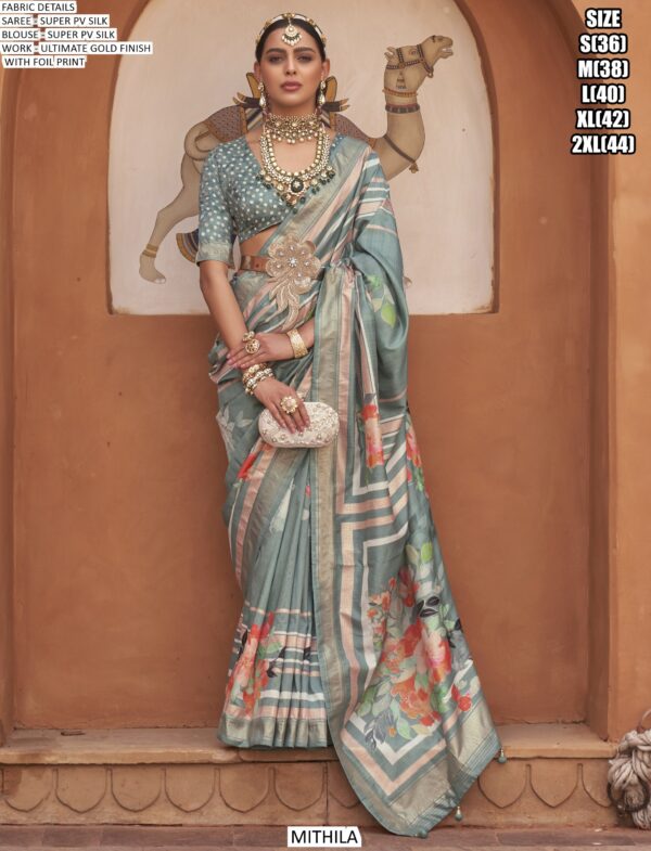 Mithila Catalogue Exclusive Designer Heavy Silk Wedding Wear Saree Collection