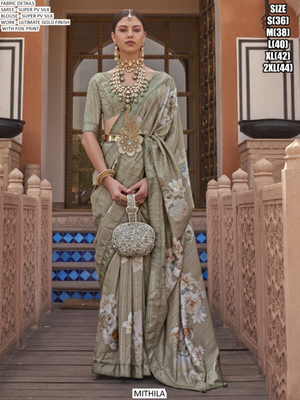 Mithila Catalogue Exclusive Designer Heavy Silk Wedding Wear Saree Collection