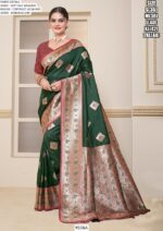 Festive Wear Soft Silk Weaving Sarees With Beautiful Banarasi Designs