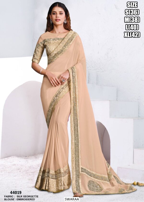 Glam Up For The Evening With Our Dazzling Party Wear Saree Collection