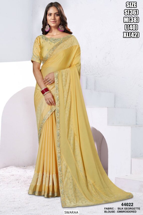 Glam Up For The Evening With Our Dazzling Party Wear Saree Collection