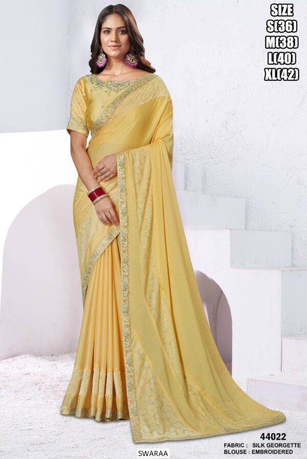 Glam Up For The Evening With Our Dazzling Party Wear Saree Collection