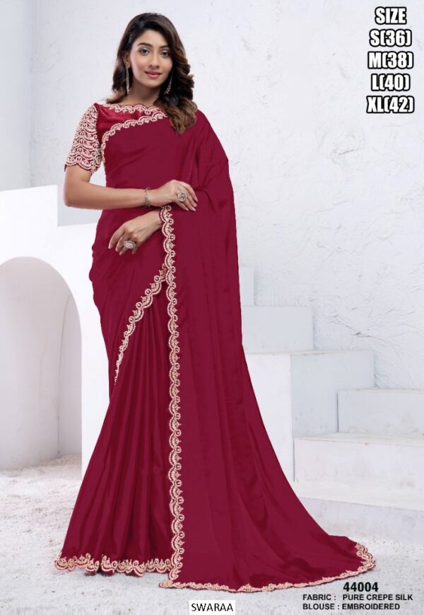 Glam Up For The Evening With Our Dazzling Party Wear Saree Collection
