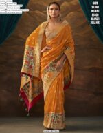 Reflect Timeless Elegance With This Munga Silk Traditional Designer Wedding Sarees