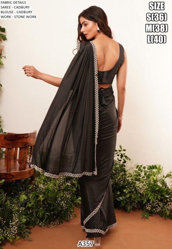 We Showcases A357 Party Look Aesthetic One Minute Saree Collection