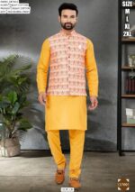 Outluk Wedding Collection, Readymade Heavy Cotton Men's Kurta Pajama And Koti