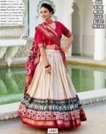 Presenting A Latest Patola Printed Lehenga Choli For Festive Season To Charm Your Look!