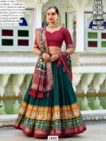 Presenting A Latest Patola Printed Lehenga Choli For Festive Season To Charm Your Look!