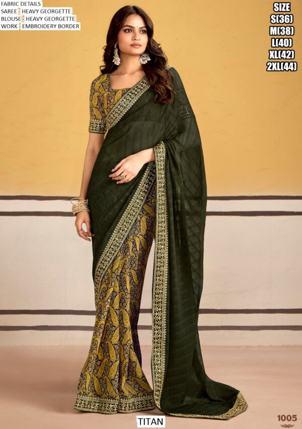Presenting New Heavy Georgette Printed Saree Collection For Elegant Parties