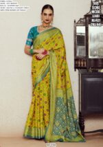 Sets Of Eleven Beautiful Designer Soft Brasso Sarees For Every Occasions