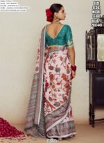 Sets Of Eleven Beautiful Designer Soft Brasso Sarees For Every Occasions