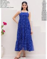 Heavy Flared Georgette Digital Printed Fancy Party Look Ladies Maxi Gowns