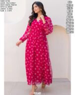 Heavy Flared Georgette Digital Printed Fancy Party Look Ladies Maxi Gowns